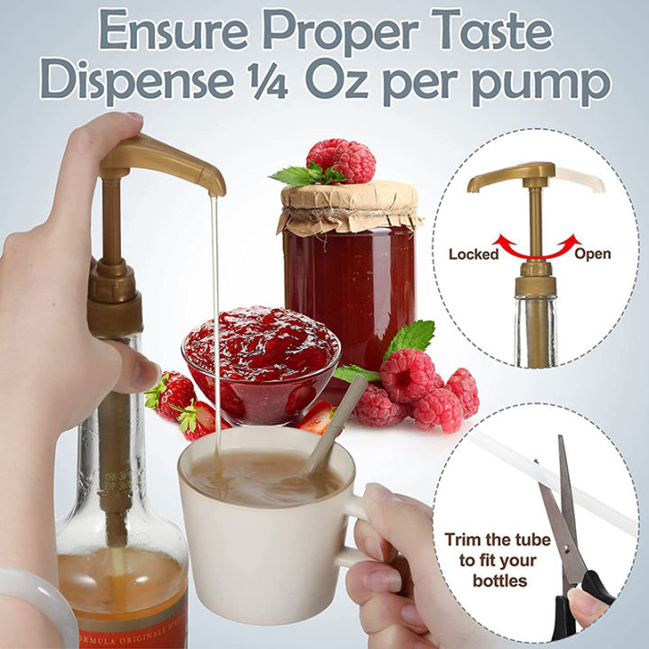 baoda-1-5pcs-กาแฟ750ml-dispenser-syrup-ปั๊มน้ำเชื่อมกาแฟ-topper-disp
