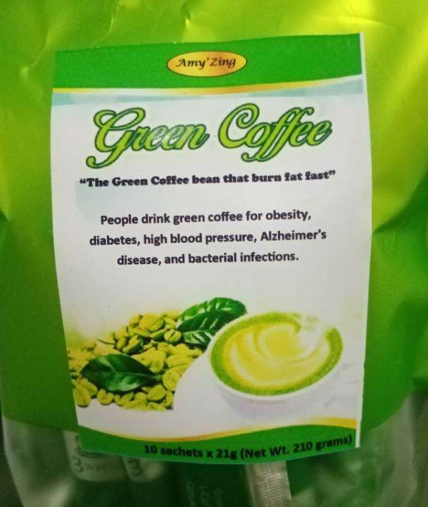 Green Coffee drink for Weight loss and slimming, burn fast fat with 10