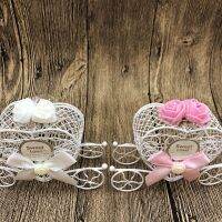 Heart Shaped Cinderella Carriage Holder Gift Boxes Candy Boxes Wedding Party Favor Boxes for Shower Party Wedding Storage Boxes