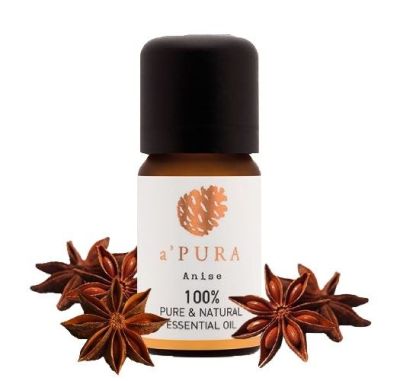 aPURA น้ำมันหอมระเหยแท้ 100% กลิ่นโปยกั๊ก Anise 100% Pure Essential Oil (10ml)