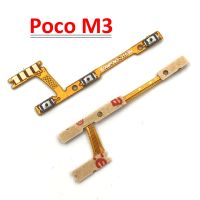 ใหม่สําหรับ Xiaomi Poco M3 เปิด / ปิดปุ่มปรับระดับเสียงปุ่มด้านข้าง Flex Cable อะไหล่ซ่อม