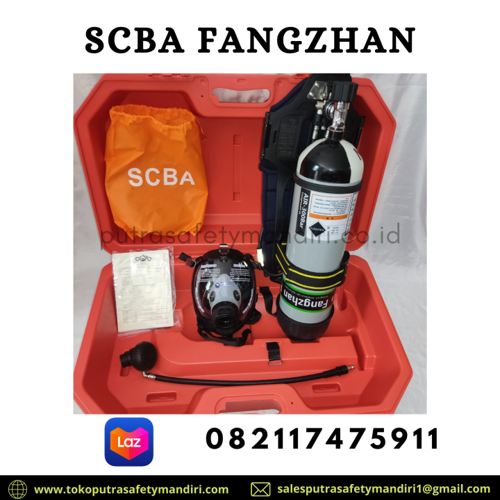 SCBA FANGZHAN BREATHING APPARATUS 6 LITER ALAT BANTU PERNAFASAN DARURAT ...