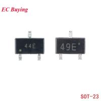 10Pcs 44E 49E Hall Effect Sensor SMD Hall องค์ประกอบ SS49E AH49E A3144E SOT23 Sensor สวิทช์มอเตอร์ไฟฟ้าไร้แปรงไฟฟ้า