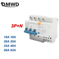 20a 16a Dz47le-63 3pn 230V 400V ~ 50Hz/60Hz กระแสไฟตกค้างที่มีกระแสไฟรั่วและป้องกัน Rcbo