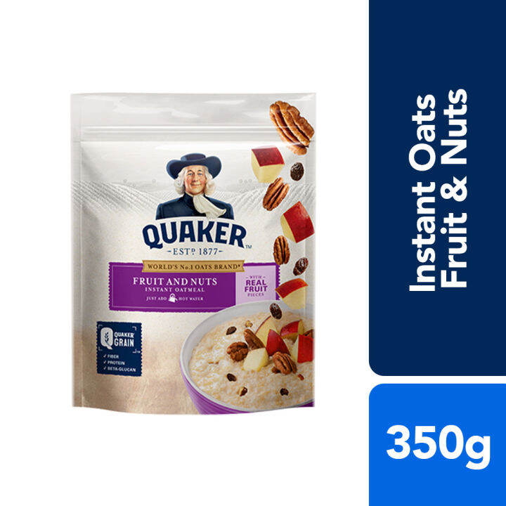 Quaker Instant Oats Fruit & Nuts 350g Lazada PH