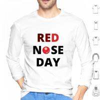 Red Nose Day , March 19 2021 Hoodie cotton Long Sleeve Red Nose Day Holiday Charity March Griswold