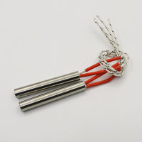 220V 8mm Dia. Stainless Steel Cartridge Heating Resistance Element 50-200mm Tube Length 100-300W Tube Heater for Molding 5pcs