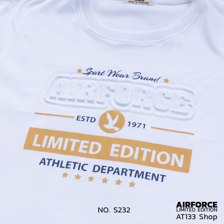 new-เสื้อยืดแขนสั้น-ปั้มนูน-airforce-s23