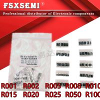 10values X5pcs 50pcs 2512 2W 1 Resistor R001 R002 R005 R008 R010 R015 R020 R025 R050 R100 Alloy resistance Metal alloy Kit