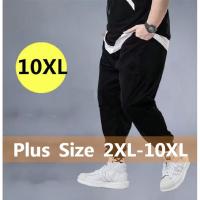 10XL ไซส์ใหญ่พิเศษสำหรับผู้ชาย,กางเกงแทร็คทรงหลวมไซส์ใหญ่พิเศษขนาดพิเศษ