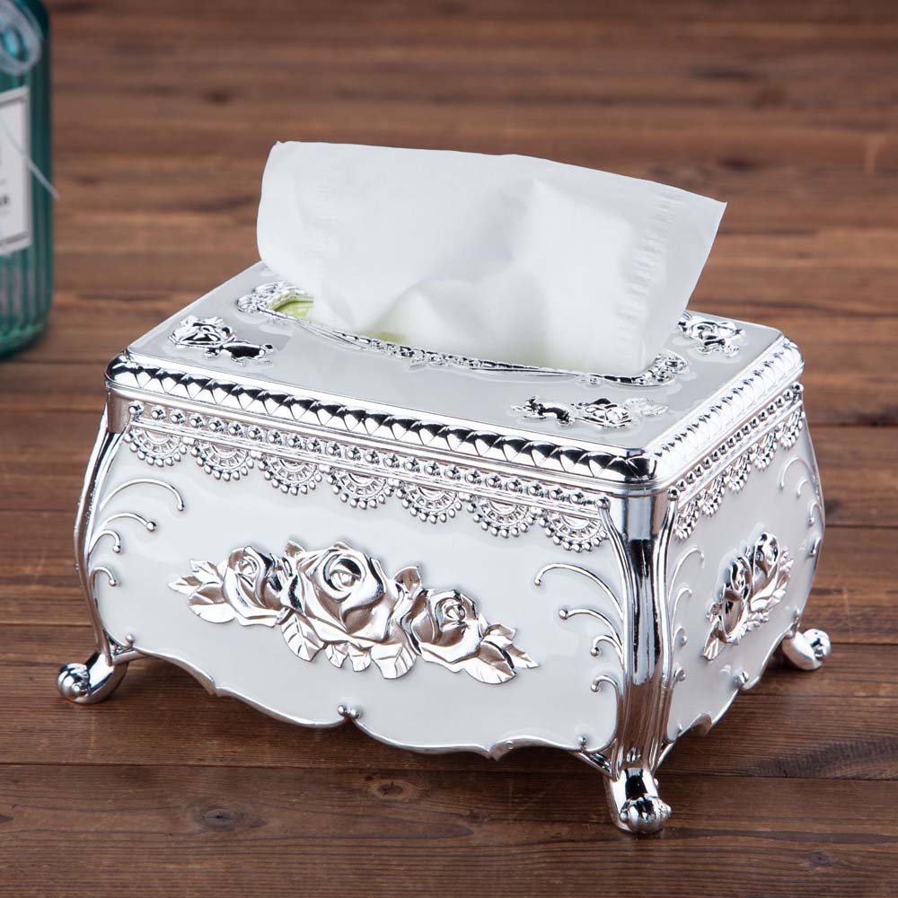 YFairy Bar Caddy for Dining Table Hotel Office Home Decor Napkin Holder Square Cocktail PU Leather Tissue Box Paper Serviette Dispenser 