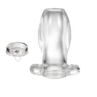 【CW】☊✵□  1PC Silicone Transparent Bidet Enema Plug Anus Anal Douche Clistere Clearning With