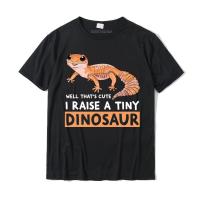 I Raise A Tiny Dinosaur Funny Gecko Pet Mom Christmas Tshirt New Arrival Men T Shirt Cotton Tops Tees Personalized XS-6XL