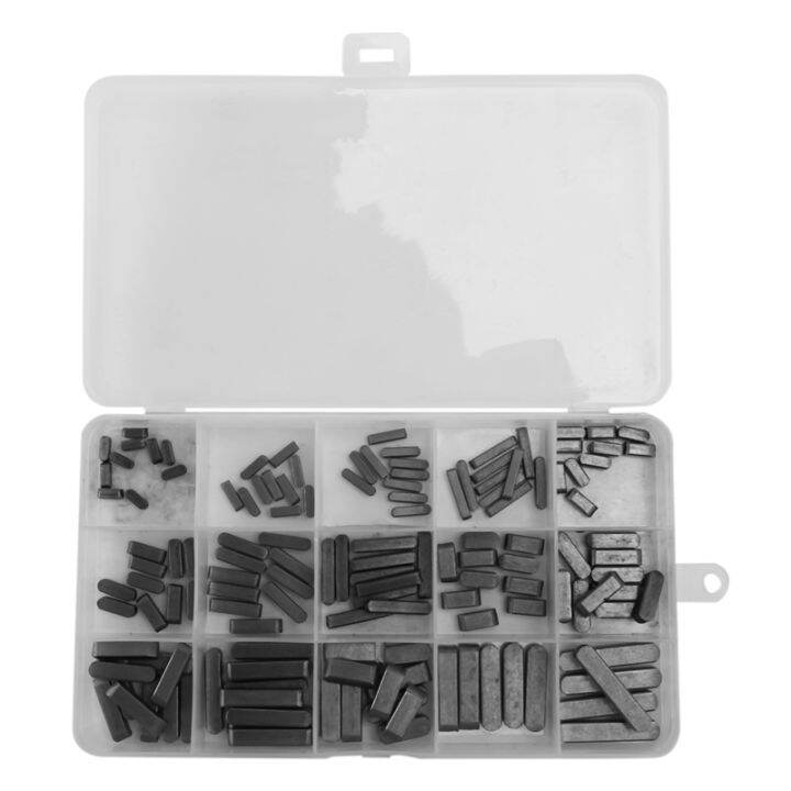 140Pcs Key Stock Assortment 10mm x12mmx 16mm x20mm x25mm x30mm Key