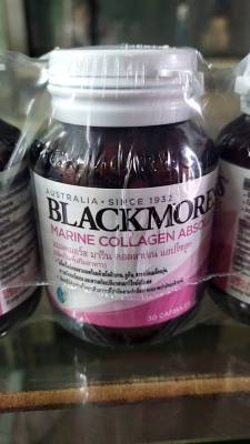 Blackmores Marine Collagen Absolute แบลคมอร์ส มารีน คอลลาเจน แอปโซลูท 30 แคปซูล ของแท้ อายุยาว จัดส่งไว