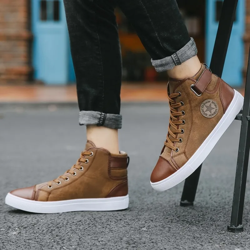 Men's Premier High Top Sneaker In Natural - Thursday Boot Company