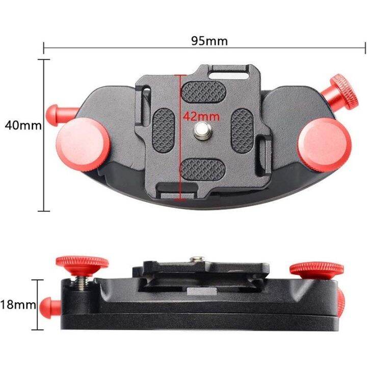 แนว-คลิปหนีบเข็มขัดคาดเอวสำหรับกล้อง-sony-nikon-dslr-camera-clamp-quick-release-plate-clamp-mounting-camera-accessories