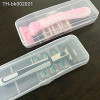 ◇✳ Universal Travel Mens Razor Case Shaving Machine Container Holder Shaver Box Transparent Plastic Razor Blades Storage Box 2019