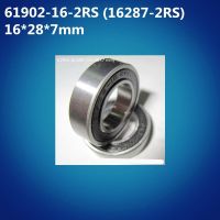 Free shipping 3pcs high quality 16287 (16x28x7mm) Bicycle Bottom Hub 16287RS Ball Bearings 16287 2RS 6902/16 2RS 61902 16 2RS