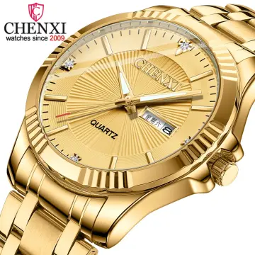 chenxi luxury brand golden new clock fashion men India | Ubuy