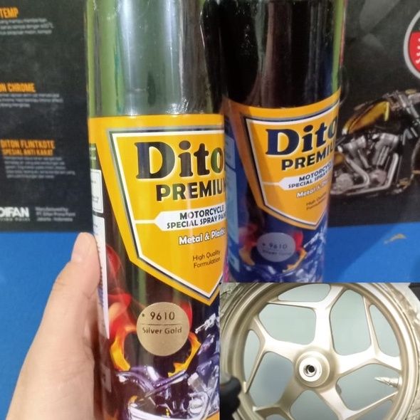 Diton Premium Velg Colours Pilok Pilox Cat Semprot 9610 Silver Gold 400cc Lazada Indonesia 2264