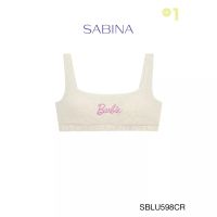 เสื้อชั้นใน เสื้อในผู้หญิง ชุดชั้นในหญิง เสื้อในไร้โครง SABINA Barbie เสื้อชั้นในไร้โครง รหัส SBLU598CR สีครีม