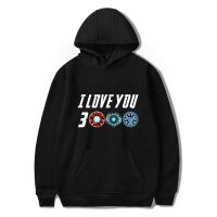 Sudadera con capucha con estampado de I Love You para hombre y mujer, ropa de calle Harajuku, chaqueta de Cosplay de moda, abrigo, 3000