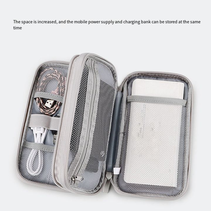 portable-cable-storage-waterproof-case-digital-accessories-storage-bag-multifunctional-double-layer-digital-bag-usb-data-line-charger-plug-organizador-for-travel-electronic-organizer-black