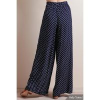 YOINS Polka Dot Print High Waist Culottes