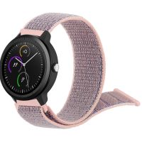 Tali Loop Nilon untuk Garmin Forerunner 55 245 645 Gelang Tali Musik untuk Garmin Venu 2 Plus/VenuSQ Music/Vivomove 3 Style Luxe