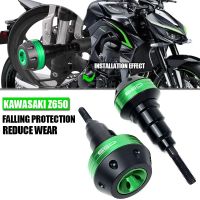 ☞Motorcycle สำหรับ KAWASAKI Z650 Z 650 2017-2022 2018 2019รถจักรยานยนต์ CNC การ์ดแฟริ่งป้องกันแผ่นกันกระแทกสไลเดอร์กรอบป้องกันล้ม