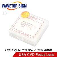 Wavetopsign Opex Dia.20mm โฟกัสเลนส์เลเซอร์ Co2 Cvd Znse จากอเมริกา Fl 38.1Mm/50.8Mm/63.5Mm/76.2Mm/101.6Mm/127Mm อุปกรณ์เสริมเครื่องยนต์