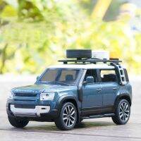 Rover Defender 1:32นิ้วพร้อมเครื่องมือวินิจฉัยอัลลอยยานพาหนะของเล่นโมเดลรถของเล่นของขวัญสำหรับเด็กเก็บรวบรวมเสียงและแสง