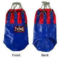 Twins  Heavy Bag HBNL ฺNavy Blue Red (S,M,L) Genuine Training MMA K1 (Un-filled) กระสอบทรายทวินส์ สเปเชียล หนังแท้  สีน้ำเงิน-แดง ( ขายแบบไม่บรรจุ)