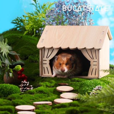 [Bucatstate] บ้านหลบไม้ สำหรับแฮมเตอร์ เม่นแคระ และสัตว์ขนาดเล็ก