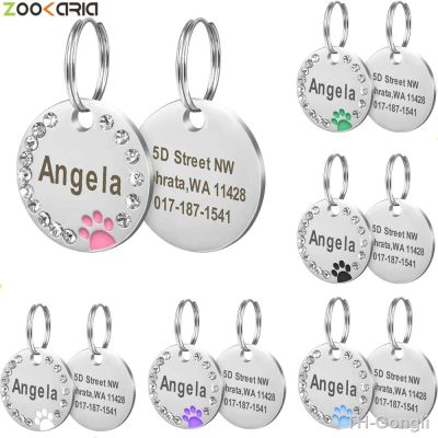 【hot】▫♗☎  Personalized Dog Tag  Custom ID Collar Accessories Engraved Name Number Dogs Cats