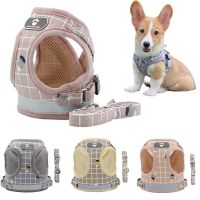 Holiday Discounts Plaid Dog Cat Vest Harness And Leash Breathable Pet Chest Straps For Small Medium Dogs Cats Harness French Bulldog York Collar