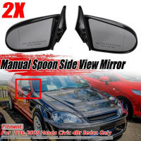 1996-2000 Head Replace Door Pair L+R Mirrors Sedan Civic For