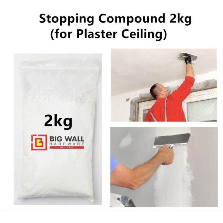 ASG 2kg Stopping Compound (Plaster Ceiling) for Bonding, Jointing