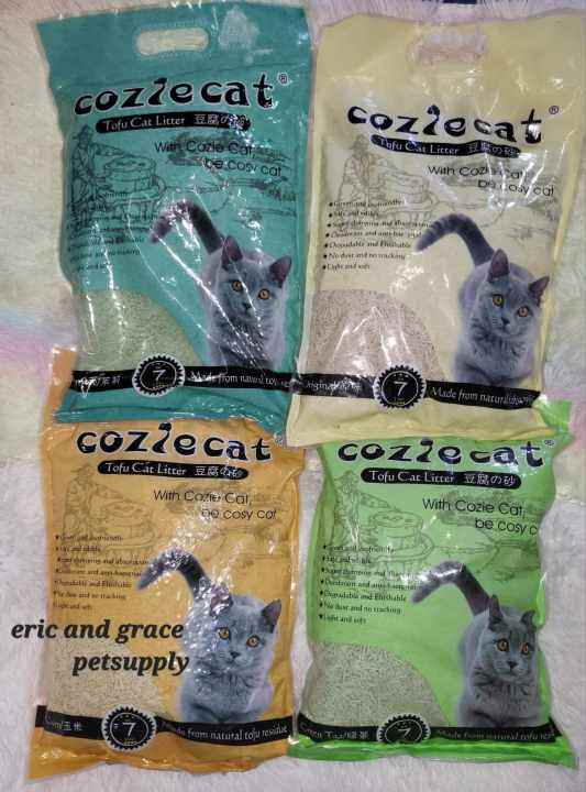 7Ltrs.COZIE CAT TOFU Cat litter super clumping and absorption