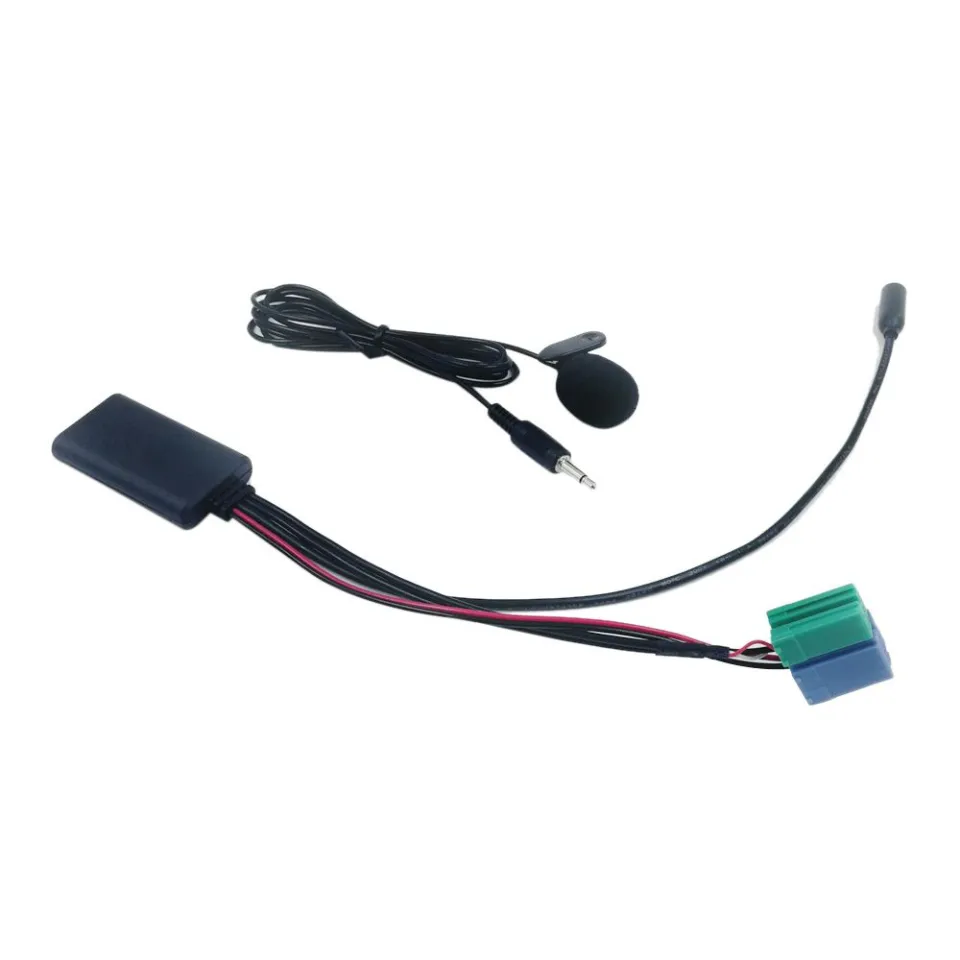 Car Bluetooth Module Aux-in Audio Adapter + Microphone For Renault