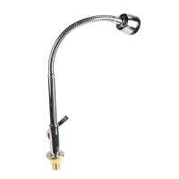 Faucet Kitchen Sink Faucet Stainless Steel with Pull Down Burshed Sprayer Copper Core and Copper Rod Single Hole Handle