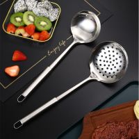 304 Stainless Steel Large Soup Spoon Pasta Colander Ladle Ramen Scoop Oil Skimmer Food Strainer Sieve Kitchen Cooking Tools Colanders Food Strainers