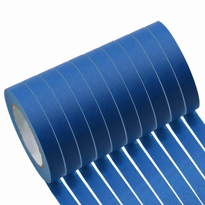 10 Pack Blue Painters Tape, 18mm x 30M, Painting Masking Tape, Clean Release Paper Tape for Home
