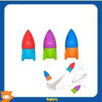 OOLY - blast off eraser sharpener กบเหล่าดินสอทรงจรวด