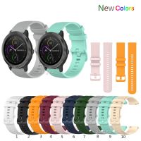 สายนาฬิกาซิลิโคน 20 มม. สำหรับ Garmin Vivoactive 3 Music for Garmin Forerunner 645 645M 245 245M /Venu Sq 【BYUE】