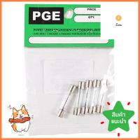 ฟิวส์หลอดแก้ว PGE 15 แอมป์ 5ชิ้นGLASS TUBE FUSE PGE 15A 5EA **จัดส่งด่วนทั่วประเทศ**