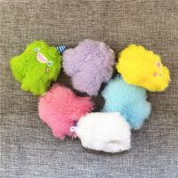 6 color monster ugly of hairy monster with Angle of plush toy doll doll key pendant beads bag pendant 8 cm