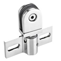 Shower glass door hinges for bathroom rotating door shaft chip clamp alloy 201/304 stainless steel hardware accessories