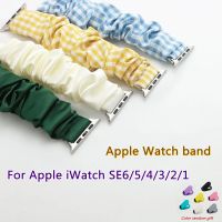 สายนาฬิกาข้อมือ แบบยืดหยุ่น สําหรับ Apple Watch 7 SE 6 5 4 3 2 1 iWatch 41 มม. 38 มม. 40 มม. 42 มม. 44 มม. 45 มม. 〖LYUE〗